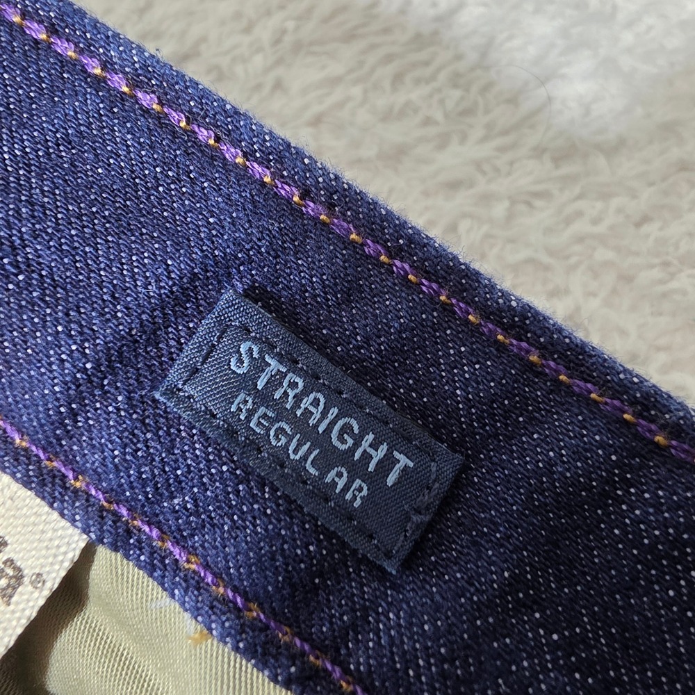 Patagonia Straight Regular Jeans Womens 32/31 Blue Dark Wash Denim STY55100 - Picture 3 of 11